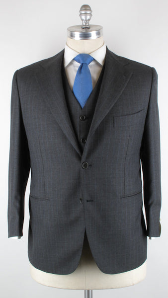 Luigi Borrelli 3 Pieces Gray Suit 46/56