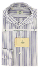 Luigi Borrelli Light Blue Shirt - Extra Slim - 15.75/40 - (EV69030HILL)