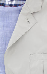 Luciano Barbera Beige Solid Jacket - Size M (US) / 50 (EU) - (11106834040)