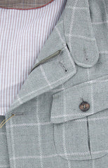 Luciano Barbera Green Window Pane Jacket - 40/50 - (111431)