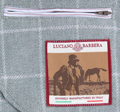 Luciano Barbera Green Window Pane Jacket -  40/50 - (111431)