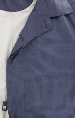 Luciano Barbera Navy Blue Water Proof Raincoat - 40/50 - (117021)