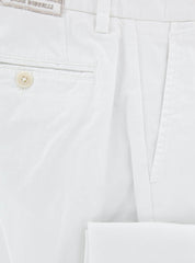Luigi Borrelli White Pants - Extra Slim - 40/56 - 10SLIMCERNP012BIANCO