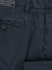Luigi Borrelli Navy Blue Pants - 40/56 - (10SLIMCERNP012NAVY)