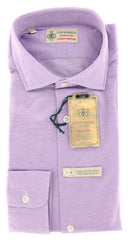 Borrelli Lavender Purple Shirt - Extra Slim - S/S - (MA2555ANDREA)