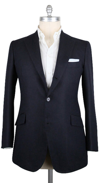 Orazio Luciano Navy Blue Wool Sportcoat - 3 Button - 48/58