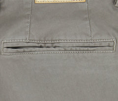 Luigi Borrelli Gray Solid Pants - 32/48 - (10SLIMCERN/LDY/MASTICE)