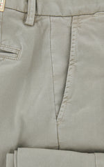 Luigi Borrelli Beige Solid Pants - 38/54 - (10SLIMCERN/LDY/TENDA)