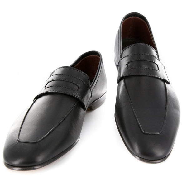 Max Verre Charcoal Gray Shoes - Penny Loafers - 12/11 - (MV821MINERVA)