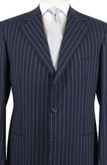 Cesare Attolini Navy Blue Suit 44/54
