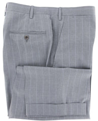 Kiton Gray Super 180s Suit - 44/54 - (701257/R7)