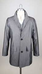 Kiton Gray Nail Head Jacket - 4 Button - 40/50 - (UG0CP04/7F3007)
