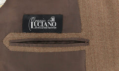 Orazio Luciano Brown Wool Solid Sportcoat - 40/50 - (2BOTTONI5330)