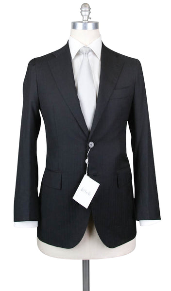 Orazio Luciano Charcoal Gray Wool Suit -  48/58 - (2BOTTONIA97130)