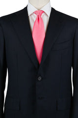 Orazio Luciano Midnight Navy Blue Wool Suit - (3BFDLAUT0132) - Parent