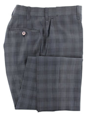 Orazio Luciano Dark Gray Wool Blend Plaid Suit - (OL104174) - Parent