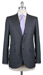 Orazio Luciano Gray Wool Plaid Suit - (FINTO3B843269R7) - Parent