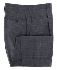 Orazio Luciano Gray Wool Plaid Suit - (FINTO3B843269R7) - Parent