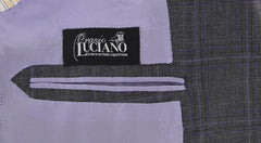 Orazio Luciano Gray Wool Plaid Suit - (FINTO3B843269R7) - Parent