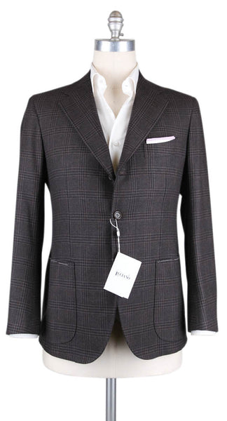 Orazio Luciano Brown Plaid Sportcoat - 40/50 - (A9254)