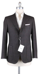 Orazio Luciano Brown Plaid Sportcoat - 40/50 - (A9254)