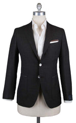 Orazio Luciano Brown Wool Solid Sportcoat - (GU3BFDLT0790R7) - Parent