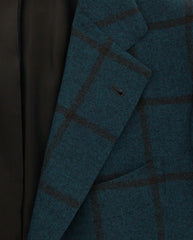 Orazio Luciano Blue Window Pane Sportcoat - (FINTO3B93160944) - Parent