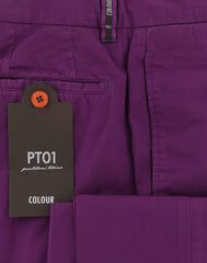 PT Pantaloni Torino Purple Pants - Extra Slim - (COVTKCRS60770) - Parent
