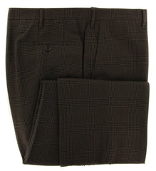 Rota Dark Brown Plaid Pants - Full - 44/60 - (CENTO2C667044)