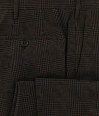 Rota Dark Brown Plaid Pants - Full - (CENTO2C667044) - Parent