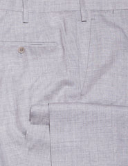 Sartorio Napoli Gray Solid Wool Pants - Slim - (1191) - Parent