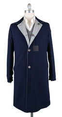 Sartorio Napoli Navy Blue Reversible Coat - 40/50 - (SG0008S495702)