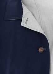 Sartorio Napoli Navy Blue Reversible Coat - 40/50 - (SG0008S495702)
