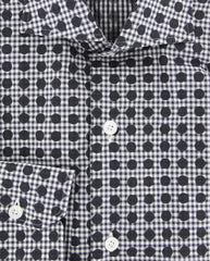 Sartorio Napoli Black Polka Dot Shirt - Slim - (SA-FNCYX5) - Parent