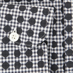 Sartorio Napoli Black Polka Dot Shirt - Slim - (SA-FNCYX5) - Parent