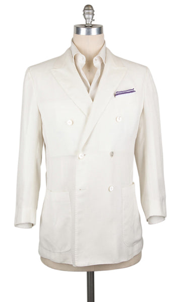 Sartorio Napoli White Solid Sportcoat - (SA1027172) - Parent