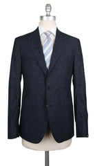 Sartorio Napoli Midnight Navy Blue Melange Suit - 36/46 - (SA9191711)