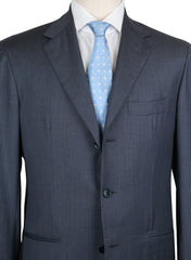 Sartorio Napoli Charcoal Gray Wool Striped Suit - (SA920177) - Parent