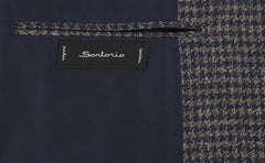 Sartorio Napoli Navy Blue Houndstooth Sportcoat - (SA914171) - Parent