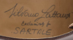 Silvano Lattanzi Burgundy Red Leather Derby Shoes - (592) - Parent