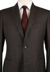 Stile Latino Brown Super 120's Solid Suit - (VAULUCA30B0M30) - Parent