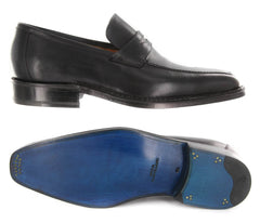Sutor Mantellassi Black Shoes - Penny Loafers - 7.5/6.5 - (1026NERO)