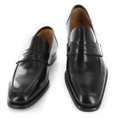 Sutor Mantellassi Black Shoes - Penny Loafers - 6.5/5.5 - (BS901NERO)