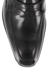 Sutor Mantellassi Black Shoes - Penny Loafers - 6.5/5.5 - (BS901NERO)