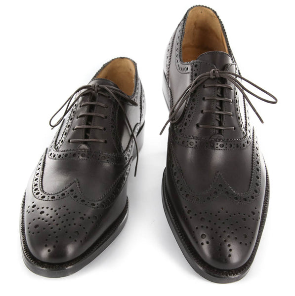 Sutor Mantellassi Dark Brown Shoes - Wingtip - 7/6 - (M8812FC63)