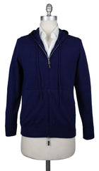 Svevo Parma Blue Cashmere Sweater - Hood - (SV-AI14-V15C) - Parent
