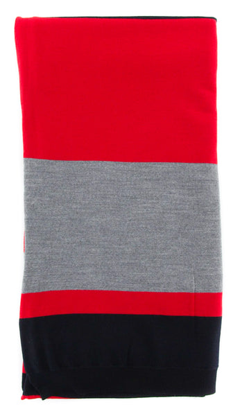 Svevo Parma Gray Striped Long Scarf - 84" x 20" - (1349SA10X6)