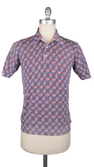 Svevo Parma Burgundy Red Fancy Cotton Polo - Medium/50 - (R8)