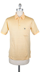 Svevo Parma Yellow Striped Cotton Polo - Small/48 - (RT)