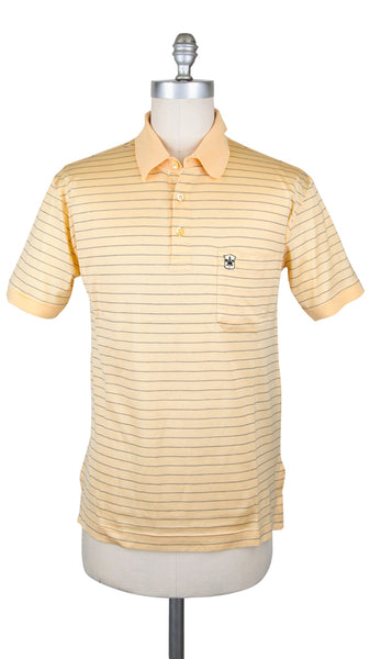 Svevo Parma Yellow Striped Cotton Polo - (RT) - Parent